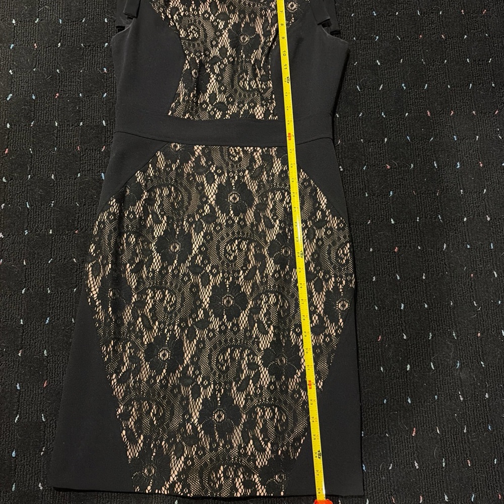 Adrianna Papell Black Lace Midi Dress - Picture 8 of 8